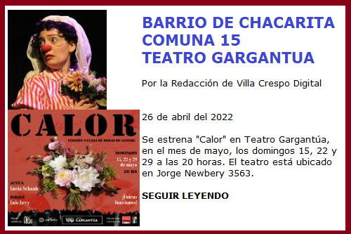 TEATRO GARGANTUA CHACARITA